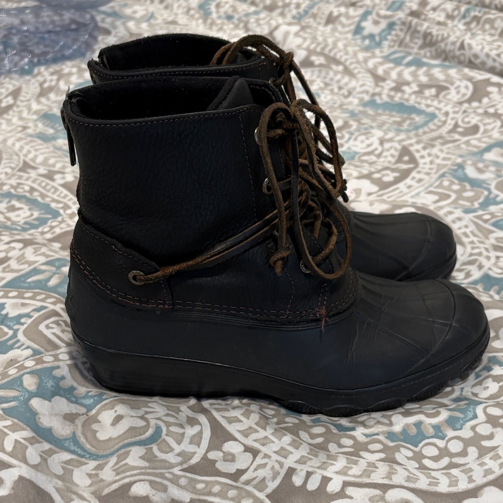 Sperry Black Winter & Rain Boots - Picture 6 of 8